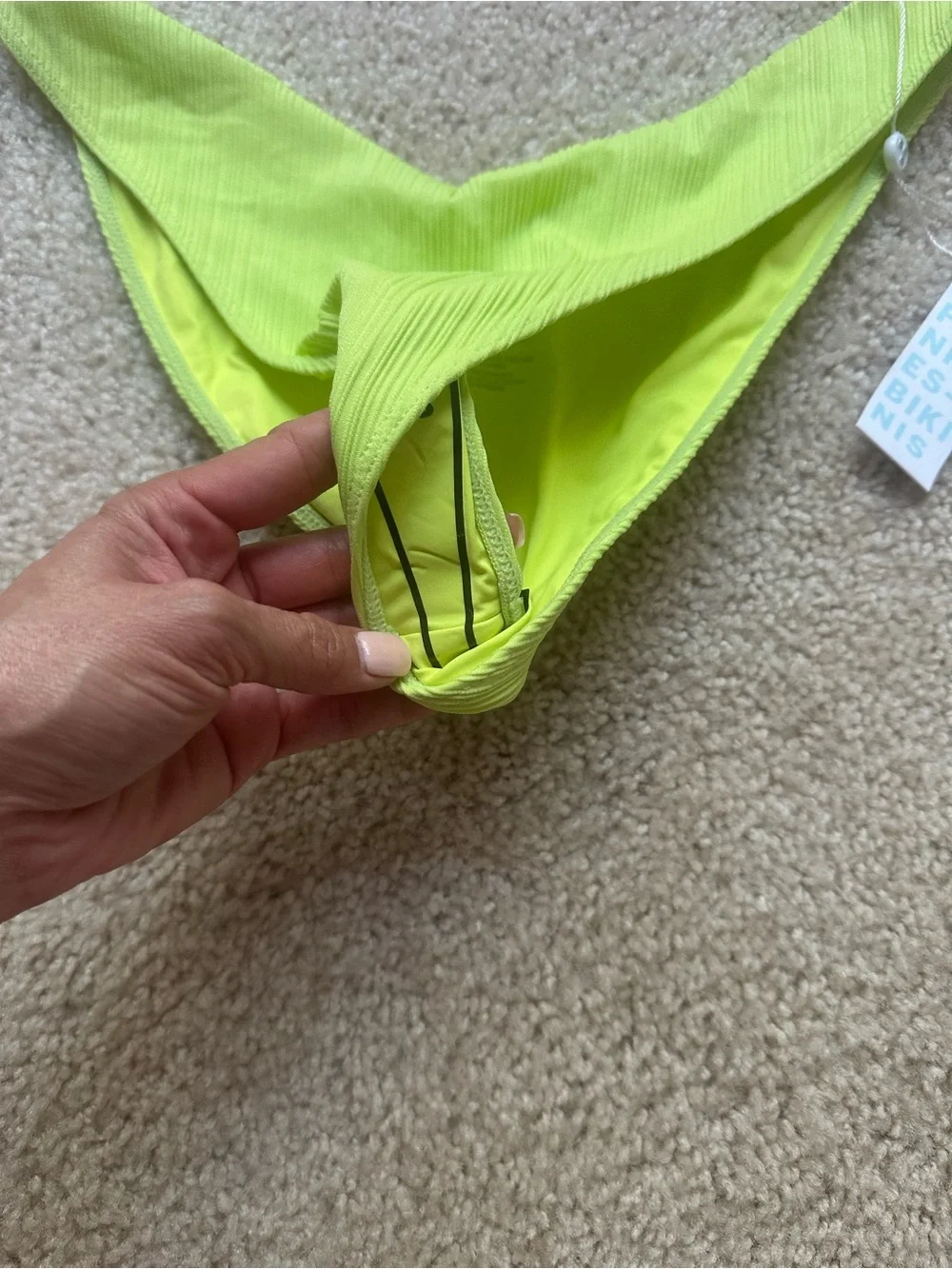 NWT Frankie’s Bikinis Enzo plisse dip front bikini bottoms size XL